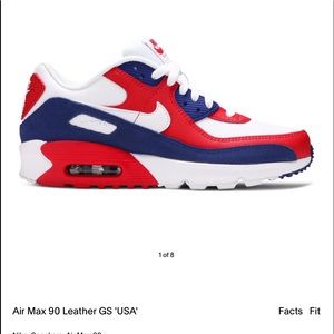 Air Max 90 Leather GS 'USA